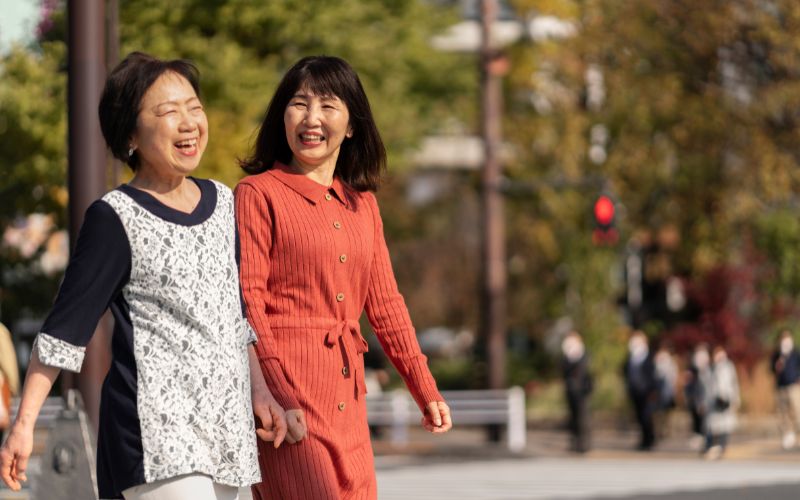 Người Nhật có thói quen đi bộ, đạp xe thường xuyên