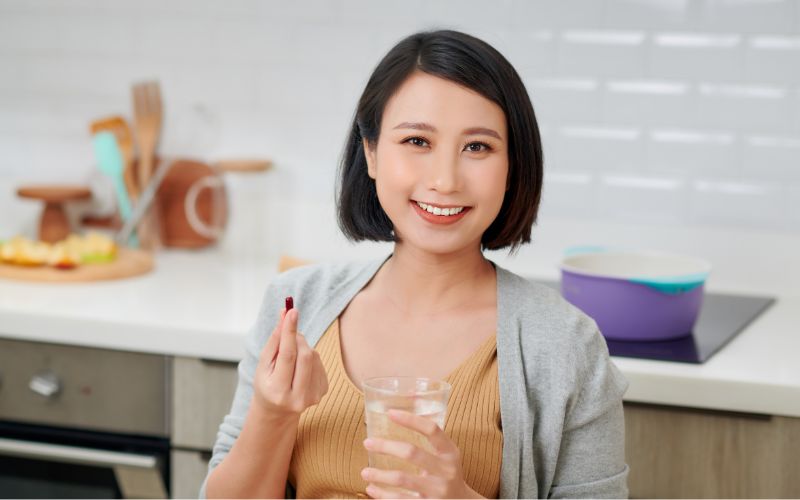 Viên uống hoặc nước uống bổ sung NMN sẽ giúp cơ thể tận dụng hiệu quả nhất từ NMN