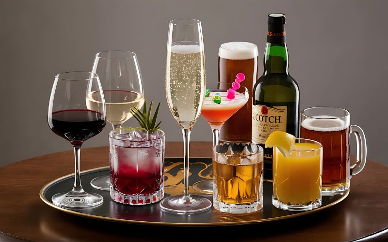 Rượu và các loại đồ uống có cồn có thể làm mất nước trong cơ thể và khiến các khớp bị khô, không nên sử dụng